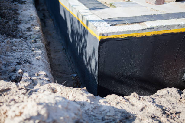 Professional Exterior Waterproofing technician working in Albany, WI